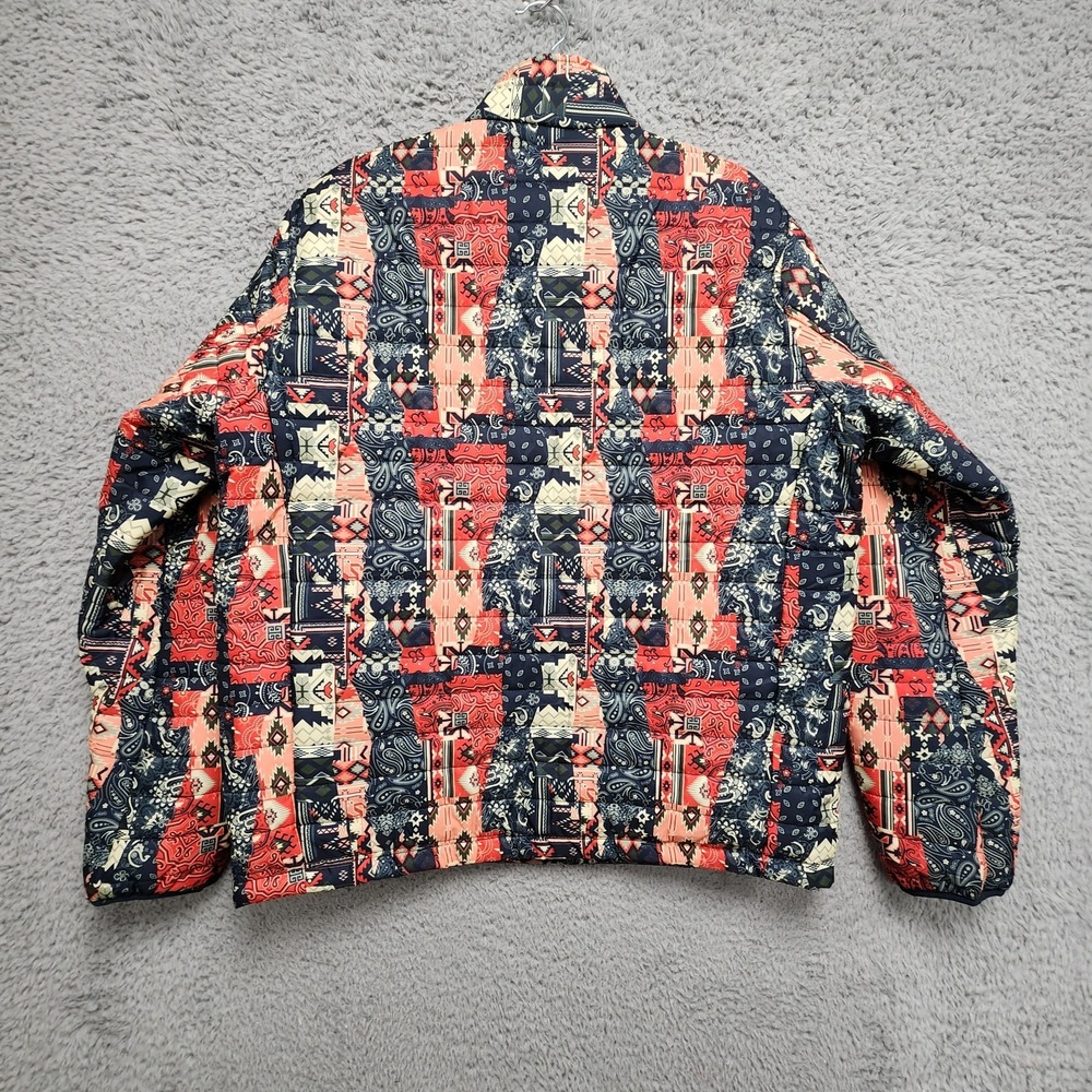 Hawke & Co Pro Performance Bandana Print Puffer Jacket Mens Large‎ Full Zip - Picture 7 of 10